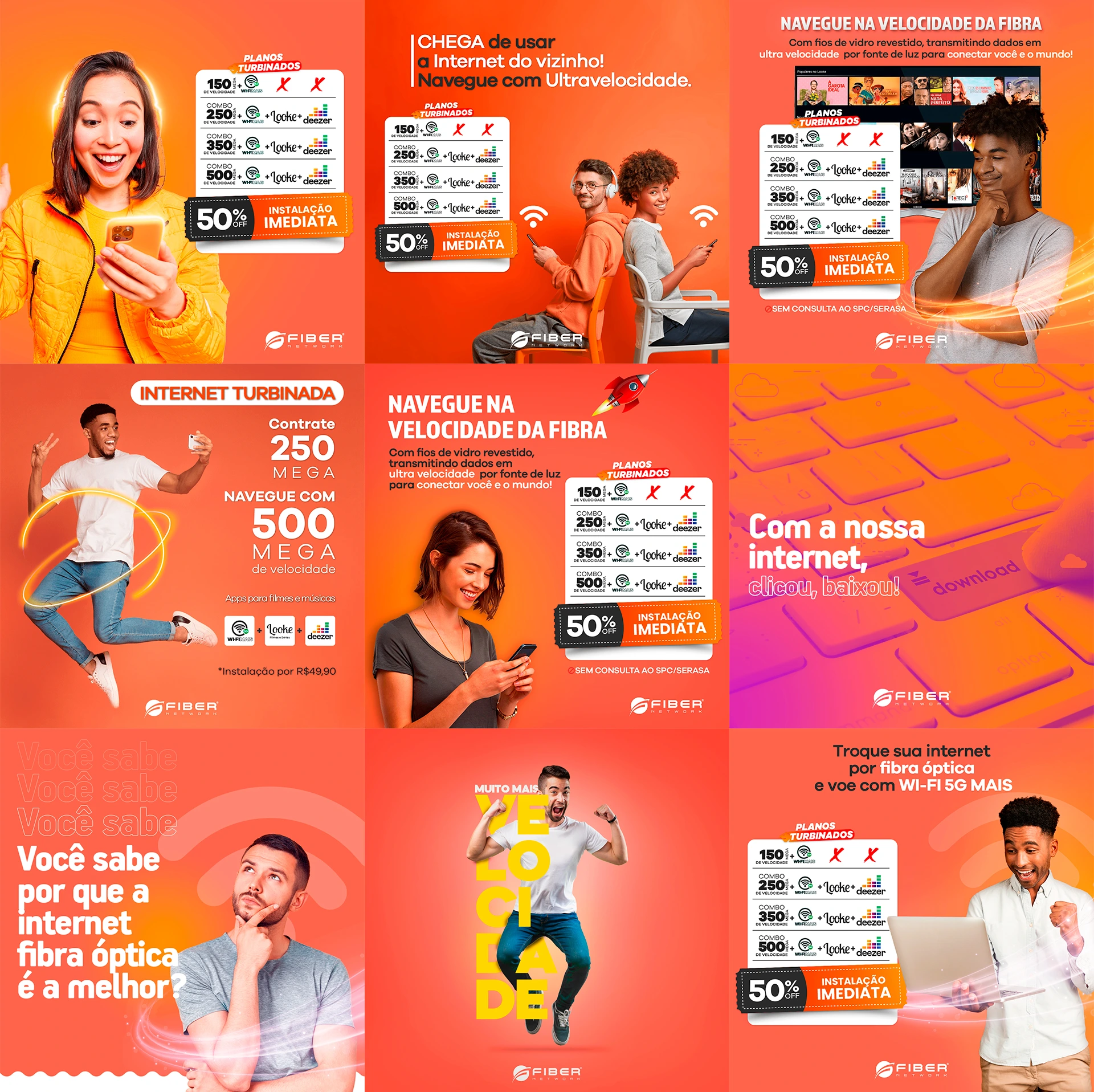 Wire / Intlink / Fiber — seleção de peças gráficas 1